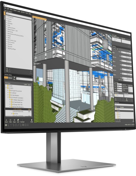 HP Z24n G3 pantalla para PC 61 cm (24") 1920 x 1200 Pixeles WUXGA LED Plata