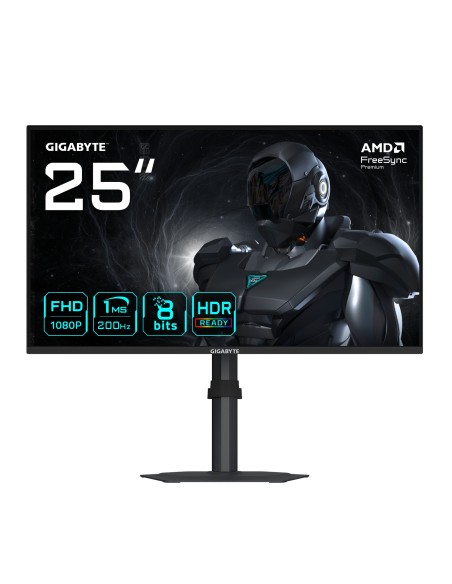 GIGABYTE G25F2 Monitor Gaming 24,5" FHD – 1920 x 1080, 200Hz, 1ms, 300 cd m², DisplayHDR 10, HDMI 2.0, DisplayPort 1.4 GIGABYTE G25F2 Monitor Gaming 24,5" FHD – 1920 x 1080, 200Hz, 1ms, 300 cd m², DisplayHDR 10, HDMI 2.0, DisplayPort 1.4