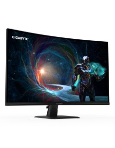 GIGABYTE GS32QCA 31.5" Monitor Curvo para Gaming QHD - 2560 x 1440, 180Hz, 1ms, 250 cd m², FreeSync, HDR Ready, HDMI 2.0, 2