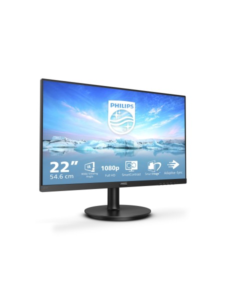 Philips V Line 221V8A 00 LED display 54,6 cm (21.5") 1920 x 1080 Pixeles Full HD Negro Philips V Line 221V8A 00 LED display 54,6 cm (21.5") 1920 x 1080 Pixeles Full HD Negro
