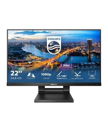 Philips B Line 222B1TC 00 pantalla para PC 54,6 cm (21.5") 1920 x 1080 Pixeles Full HD LED Pantalla táctil Negro Philips B Line 222B1TC 00 pantalla para PC 54,6 cm (21.5") 1920 x 1080 Pixeles Full HD LED Pantalla táctil Negro