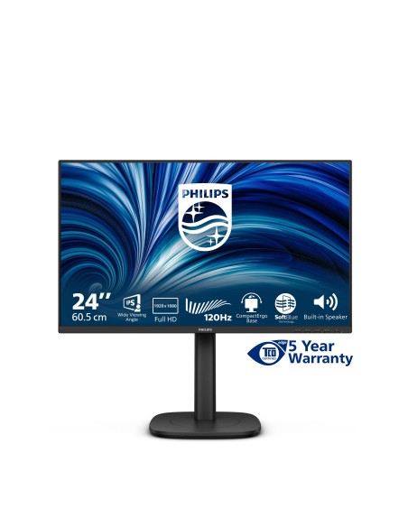 Philips 3000 series 24B2N3200J 00 pantalla para PC 60,5 cm (23.8") 1920 x 1080 Pixeles Full HD LCD Negro