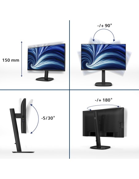 Philips 3000 series 24B2U3301 00 pantalla para PC 60,5 cm (23.8") 1920 x 1080 Pixeles Full HD LCD Negro Philips 3000 series 24B2U3301 00 pantalla para PC 60,5 cm (23.8") 1920 x 1080 Pixeles Full HD LCD Negro