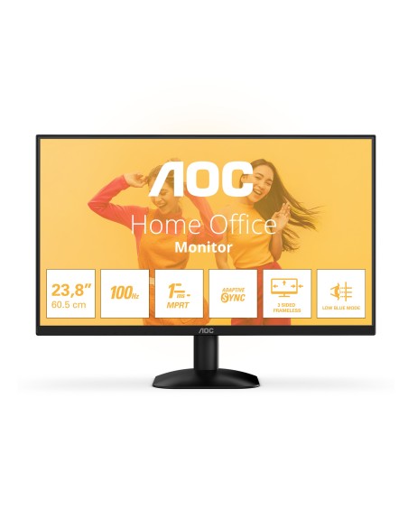 AOC B3 24B35HM2 pantalla para PC 60,5 cm (23.8") 1920 x 1080 Pixeles Full HD LED Negro AOC B3 24B35HM2 pantalla para PC 60,5 cm (23.8") 1920 x 1080 Pixeles Full HD LED Negro