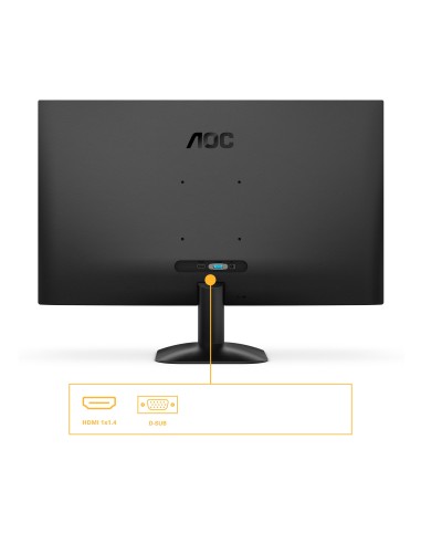 AOC B3 24B35HM2 pantalla para PC 60,5 cm (23.8") 1920 x 1080 Pixeles Full HD LED Negro