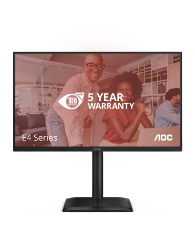 AOC 24E4U pantalla para PC 60,5 cm (23.8") 1920 x 1080 Pixeles Full HD LED Negro