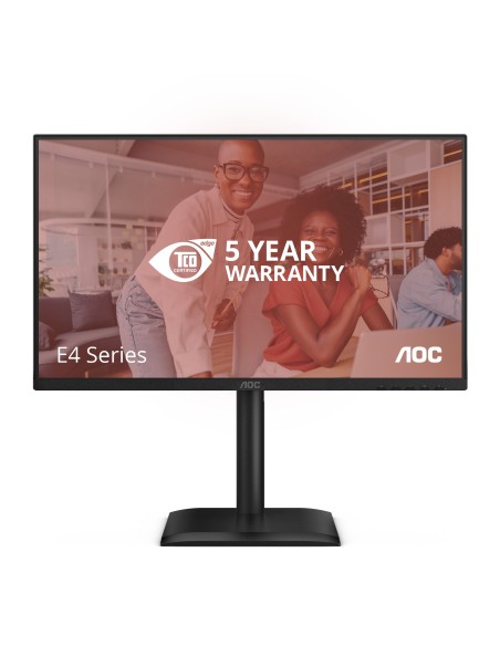 AOC 24E4U pantalla para PC 60,5 cm (23.8") 1920 x 1080 Pixeles Full HD LED Negro AOC 24E4U pantalla para PC 60,5 cm (23.8") 1920 x 1080 Pixeles Full HD LED Negro