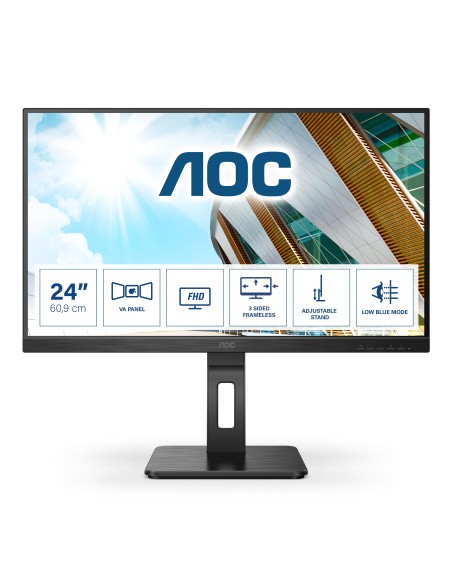 AOC P2 24P2QM LED display 60,5 cm (23.8") 1920 x 1080 Pixeles Full HD Negro AOC P2 24P2QM LED display 60,5 cm (23.8") 1920 x 1080 Pixeles Full HD Negro