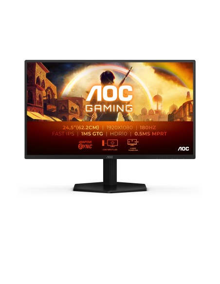 AOC G4 25G42E pantalla para PC 62,2 cm (24.5") 1920 x 1080 Pixeles Full HD LED Negro, Rojo AOC G4 25G42E pantalla para PC 62,2 cm (24.5") 1920 x 1080 Pixeles Full HD LED Negro, Rojo