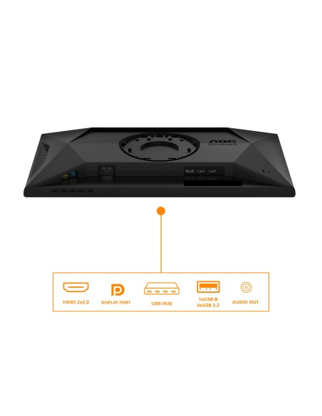 AOC G4 25G4SXU pantalla para PC 62,2 cm (24.5") 1920 x 1080 Pixeles Full HD LED Negro, Gris AOC G4 25G4SXU pantalla para PC 62,2 cm (24.5") 1920 x 1080 Pixeles Full HD LED Negro, Gris