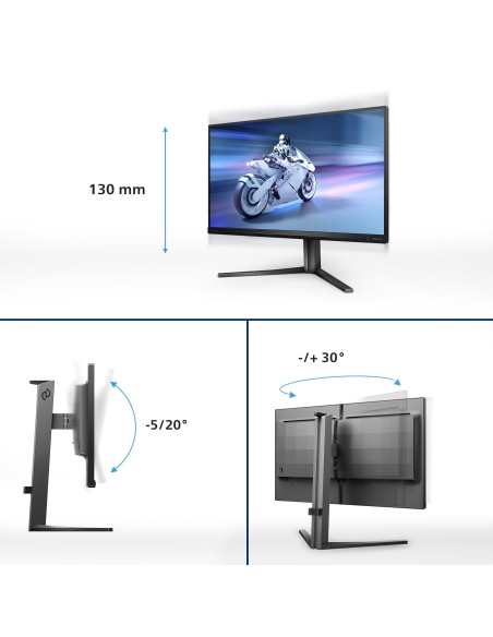 Philips Evnia 5000 25M2N5200U 00 pantalla para PC 62,2 cm (24.5") 1920 x 1080 Pixeles Full HD LCD Gris Philips Evnia 5000 25M2N5200U 00 pantalla para PC 62,2 cm (24.5") 1920 x 1080 Pixeles Full HD LCD Gris