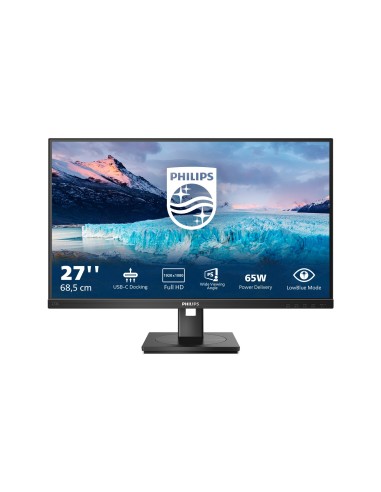 Philips S Line 273S1 00 pantalla para PC 68,6 cm (27") 1920 x 1080 Pixeles Full HD LCD Negro