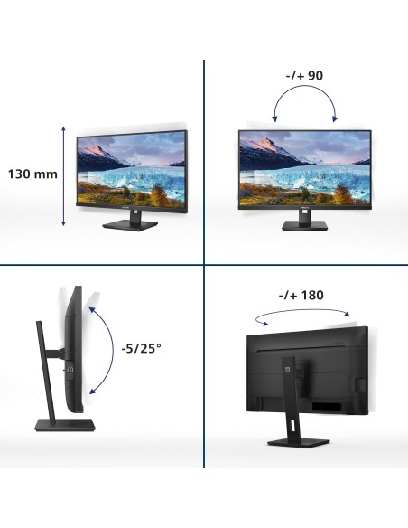 Philips S Line 273S1 00 pantalla para PC 68,6 cm (27") 1920 x 1080 Pixeles Full HD LCD Negro Philips S Line 273S1 00 pantalla para PC 68,6 cm (27") 1920 x 1080 Pixeles Full HD LCD Negro