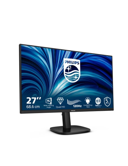 Philips 27B2N3500J 00 pantalla para PC 68,6 cm (27") 2560 x 1440 Pixeles 2K LCD Negro