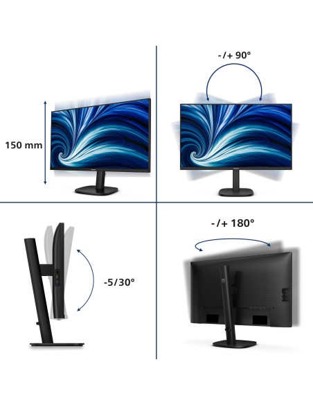 Philips 27B2N3500J 00 pantalla para PC 68,6 cm (27") 2560 x 1440 Pixeles 2K LCD Negro Philips 27B2N3500J 00 pantalla para PC 68,6 cm (27") 2560 x 1440 Pixeles 2K LCD Negro