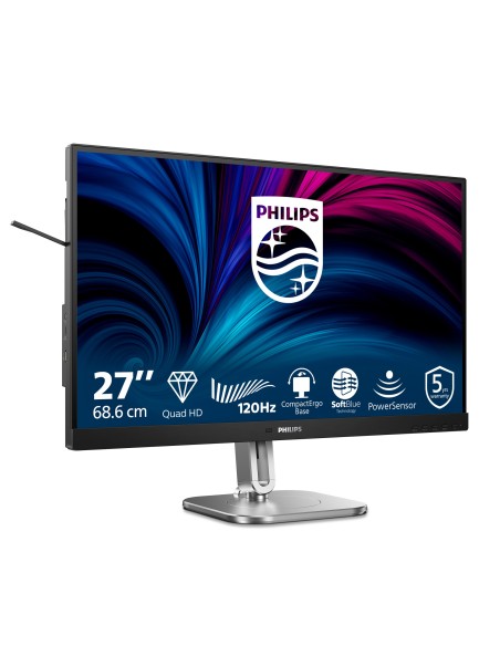 Philips 4000 series 27B2N4500 00 pantalla para PC 68,6 cm (27") 2560 x 1440 Pixeles Quad HD LCD Gris Philips 4000 series 27B2N4500 00 pantalla para PC 68,6 cm (27") 2560 x 1440 Pixeles Quad HD LCD Gris