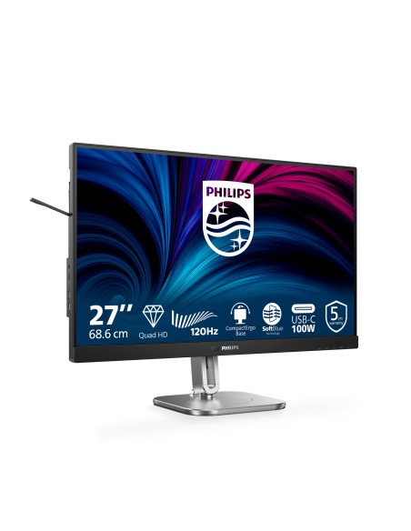 Philips 27B2U4601 00 pantalla para PC 68,6 cm (27") 2560 x 1440 Pixeles Quad HD LCD Gris Philips 27B2U4601 00 pantalla para PC 68,6 cm (27") 2560 x 1440 Pixeles Quad HD LCD Gris