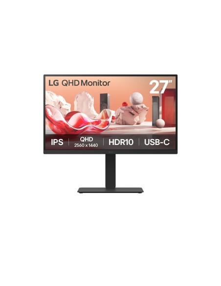 LG 27BA75QB-B.AEU pantalla para PC 68,6 cm (27") 2560 x 1440 Pixeles Wide Quad HD LED Negro