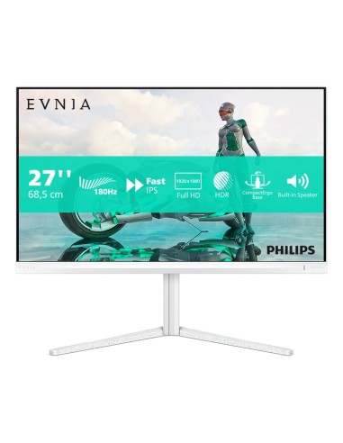Philips Evnia 27M2N3201A 00 pantalla para PC 68,6 cm (27") 1920 x 1080 Pixeles Full HD LCD Blanco