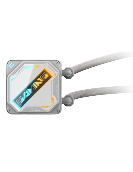 GIGABYTE GAMING 240 ICE Refrigeración Líquida para CPU - 2x120mm Ventiladores ARGB, mecanismo de enclavamiento deslizante,