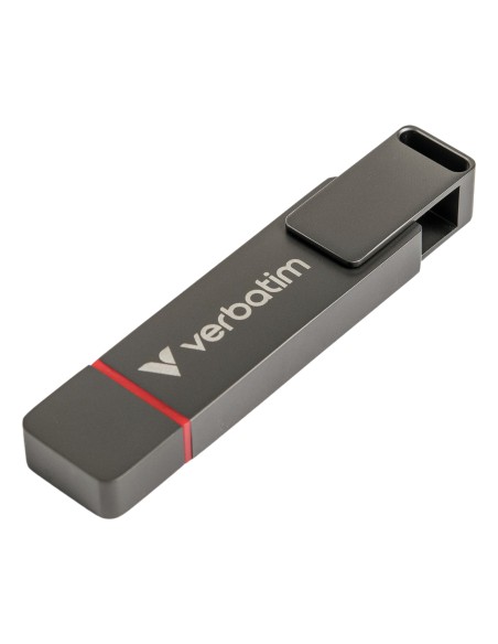 Verbatim Dual QuickStick unidad flash USB 128 GB USB Type-A   USB Type-C 3.2 Gen 1 (3.1 Gen 1) Gris