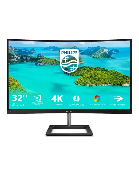 Philips E Line 328E1CA 00 LED display 80 cm (31.5") 3840 x 2160 Pixeles 4K Ultra HD LCD Negro Philips E Line 328E1CA 00 LED display 80 cm (31.5") 3840 x 2160 Pixeles 4K Ultra HD LCD Negro