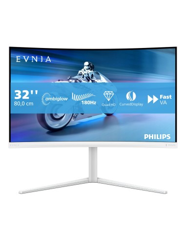Philips Evnia 5000 32M2C5501 00 pantalla para PC 80 cm (31.5") 2560 x 1440 Pixeles Quad HD LCD Blanco
