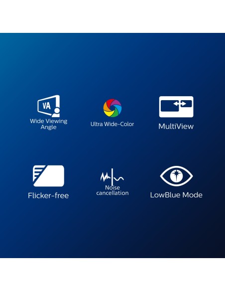 Philips 5000 series 34E1C5600HE 00 LED display 86,4 cm (34") 3440 x 1440 Pixeles 4K Ultra HD Negro