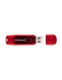 Intenso Rainbow Line unidad flash USB 128 GB USB tipo A 2.0 Rojo, Transparente 2