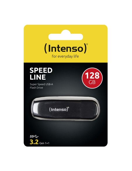 Intenso Speed Line unidad flash USB 128 GB USB tipo A 3.2 Gen 1 (3.1 Gen 1) Negro