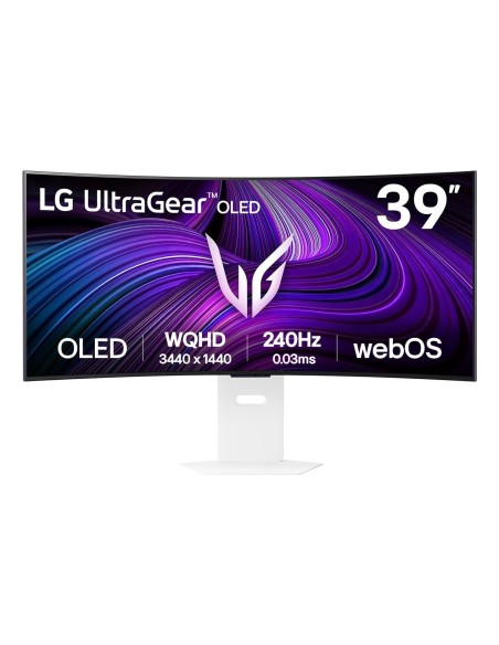 LG 39GX90SA-W pantalla para PC 99,1 cm (39") 3440 x 1440 Pixeles Wide Quad HD OLED Blanco