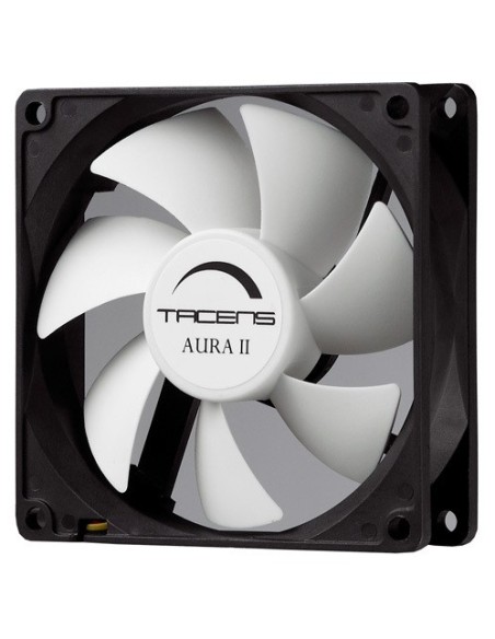 Tacens 3AURAII9, Ventilador Ordenador 9 cm, Ultrasilencioso, Antipolvo, Negro Tacens 3AURAII9, Ventilador Ordenador 9 cm, Ultrasilencioso, Antipolvo, Negro