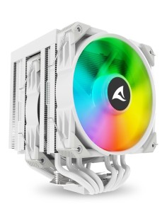 Sharkoon A60 RGB Procesador Refrigerador de aire 12 cm Blanco 1 pieza(s)