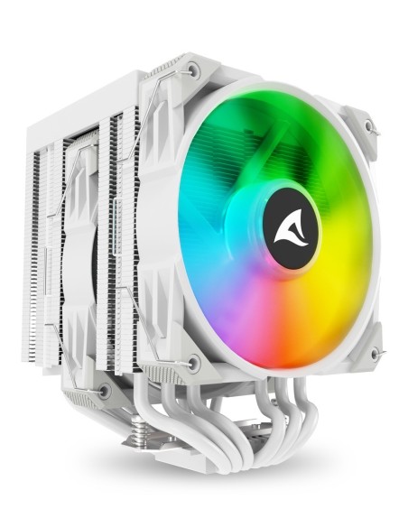 Sharkoon A60 RGB Procesador Refrigerador de aire 12 cm Blanco 1 pieza(s) Sharkoon A60 RGB Procesador Refrigerador de aire 12 cm Blanco 1 pieza(s)