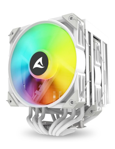 Sharkoon A60 RGB Procesador Refrigerador de aire 12 cm Blanco 1 pieza(s)