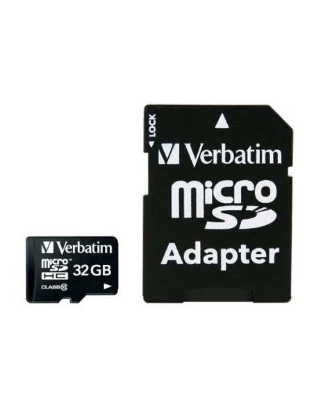 Verbatim Premium 32 GB MicroSDHC Clase 10 Verbatim Premium 32 GB MicroSDHC Clase 10