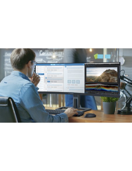 Philips 6000 series 45B1U6900C 00 LED display 113 cm (44.5") 5120 x 1440 Pixeles UltraWide Dual Quad HD Negro Philips 6000 series 45B1U6900C 00 LED display 113 cm (44.5") 5120 x 1440 Pixeles UltraWide Dual Quad HD Negro