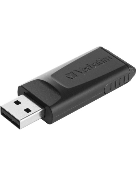 Verbatim Slider - Unidad USB de 128GB - Negro