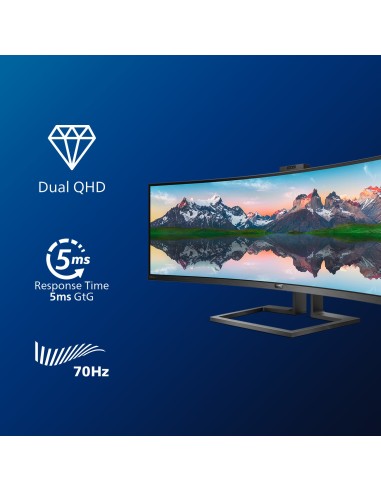 Philips P Line Pantalla LCD curva 32 9 SuperWide 499P9H 00