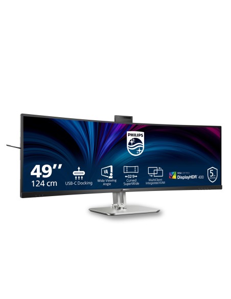Philips 5000 series 49B2U5900CH 00 LED display 124 cm (48.8") 5120 x 1440 Pixeles Dual QHD LCD Negro Philips 5000 series 49B2U5900CH 00 LED display 124 cm (48.8") 5120 x 1440 Pixeles Dual QHD LCD Negro