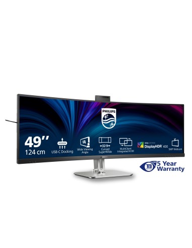 Philips 5000 series 49B2U5900CH 00 LED display 124 cm (48.8") 5120 x 1440 Pixeles Dual QHD LCD Negro
