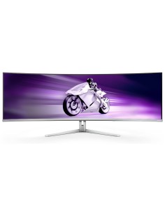 Philips Evnia 8000 49M2C8900 00 pantalla para PC 124,2 cm (48.9") 5120 x 1440 Pixeles Dual QHD QD-OLED Blanco 2