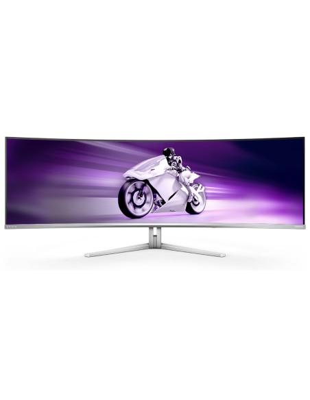 Philips Evnia 8000 49M2C8900 00 pantalla para PC 124,2 cm (48.9") 5120 x 1440 Pixeles Dual QHD QD-OLED Blanco Philips Evnia 8000 49M2C8900 00 pantalla para PC 124,2 cm (48.9") 5120 x 1440 Pixeles Dual QHD QD-OLED Blanco