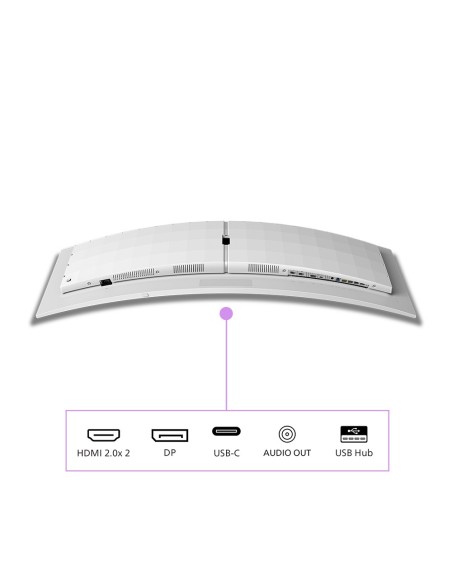 Philips Evnia 8000 49M2C8900L 00 pantalla para PC 124,2 cm (48.9") 5120 x 1440 Pixeles Dual QHD QD-OLED Blanco Philips Evnia 8000 49M2C8900L 00 pantalla para PC 124,2 cm (48.9") 5120 x 1440 Pixeles Dual QHD QD-OLED Blanco