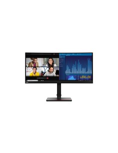Lenovo ThinkVision P34w-20 LED display 86,7 cm (34.1") 3440 x 1440 Pixeles Wide Quad HD Negro