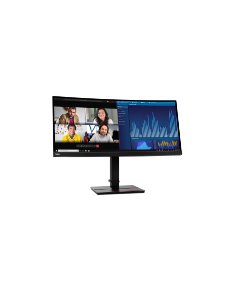 Lenovo ThinkVision P34w-20 LED display 86,7 cm (34.1") 3440 x 1440 Pixeles Wide Quad HD Negro Lenovo ThinkVision P34w-20 LED display 86,7 cm (34.1") 3440 x 1440 Pixeles Wide Quad HD Negro