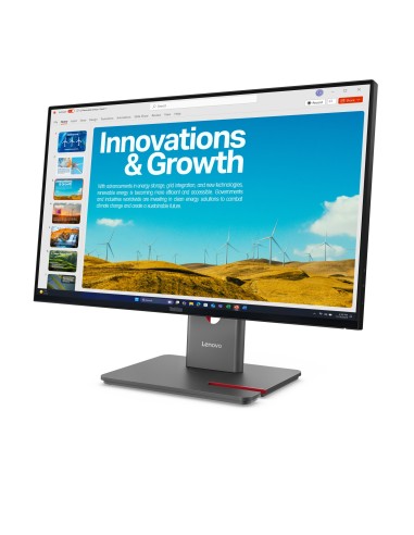 Lenovo ThinkVision P24QD-40 LED display 60,5 cm (23.8") 2560 x 1440 Pixeles Quad HD LCD Negro