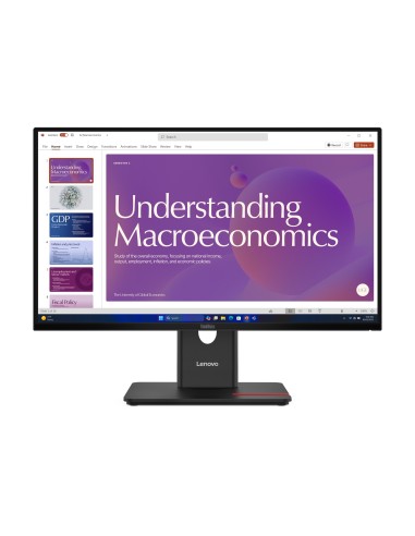 Lenovo ThinkVision T24D-40 LED display 60,5 cm (23.8") 1920 x 1080 Pixeles Full HD LCD Negro