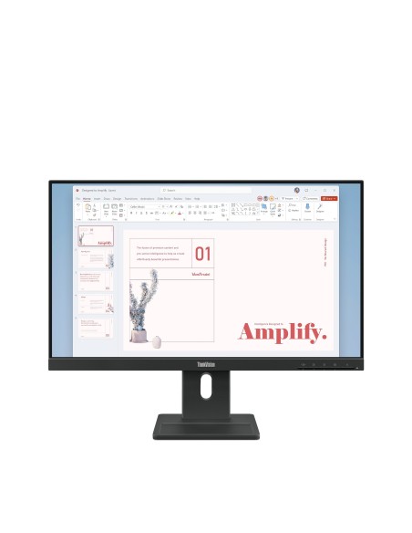 Lenovo ThinkVision E24-40 LED display 60,5 cm (23.8") 1920 x 1080 Pixeles Full HD LCD Negro Lenovo ThinkVision E24-40 LED display 60,5 cm (23.8") 1920 x 1080 Pixeles Full HD LCD Negro