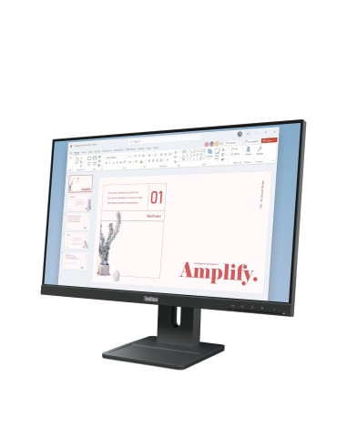 Lenovo ThinkVision E24-40 LED display 60,5 cm (23.8") 1920 x 1080 Pixeles Full HD LCD Negro